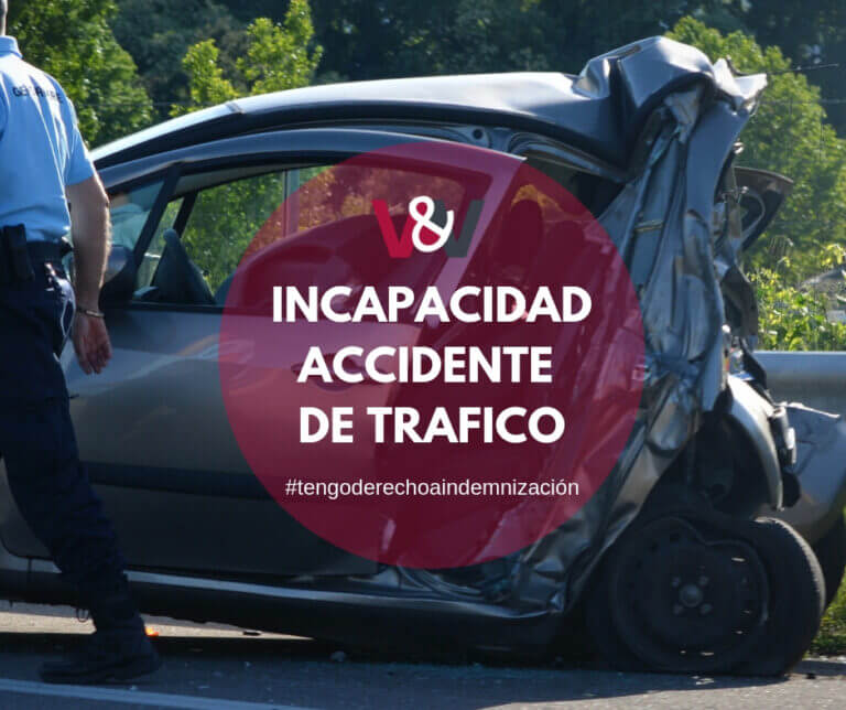 incapacidad accidente trafico