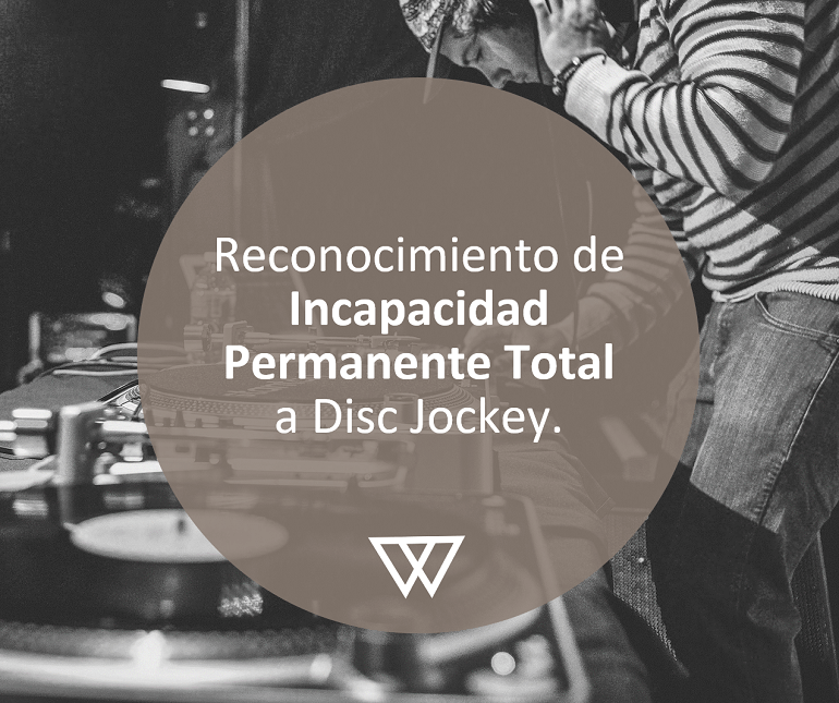 reconocimiento de incapacidad permanente total a dj