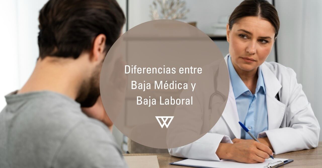 Diferencia entre baja médica y baja laboral