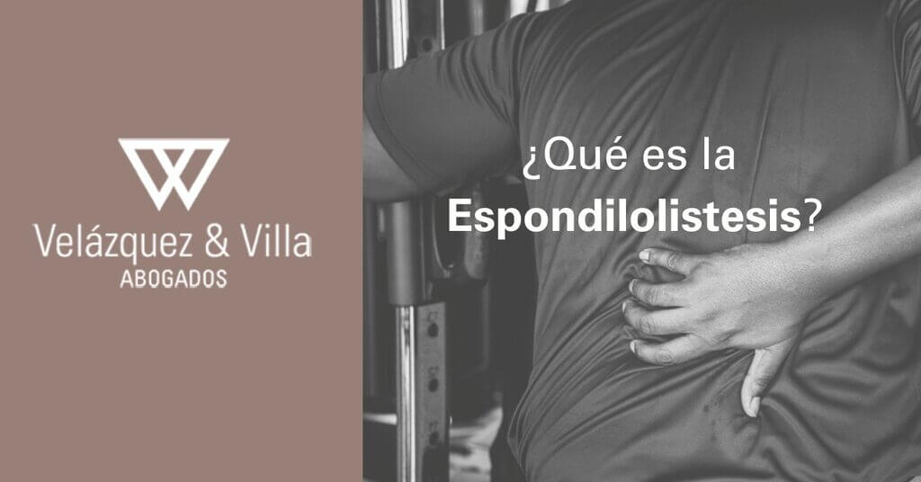 Qué es la Espondilolistesis