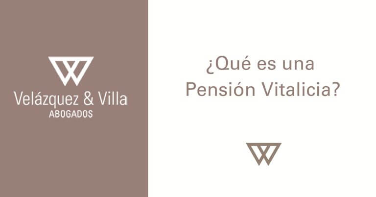Que es una pension vitalicia tipos y como funciona