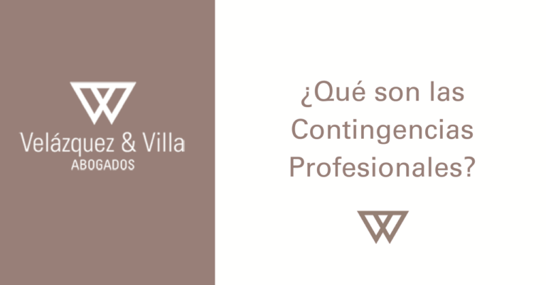 Que son las contingencias profesionales
